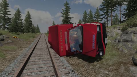 Train Accidents #9 - BeamNG DRIVE SmashChan