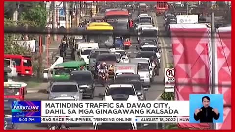 Biyahe sa Davao City, pahirapan na rin dahil sa traffic