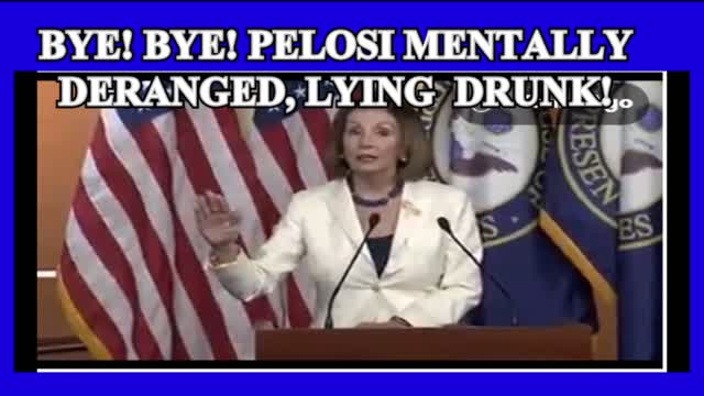 BYE BYE!!! LYING PELOSI!!!