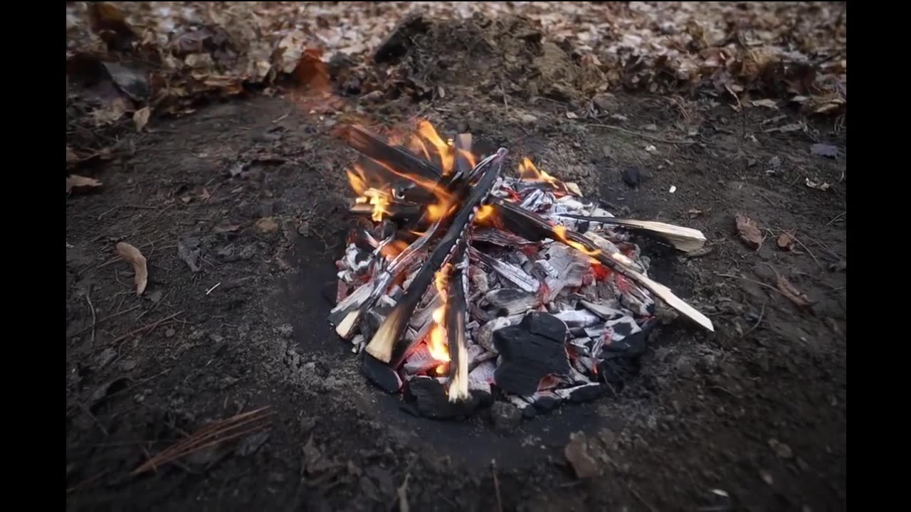 The Most Delicious Tomahawk STEAK Cooked in Nature