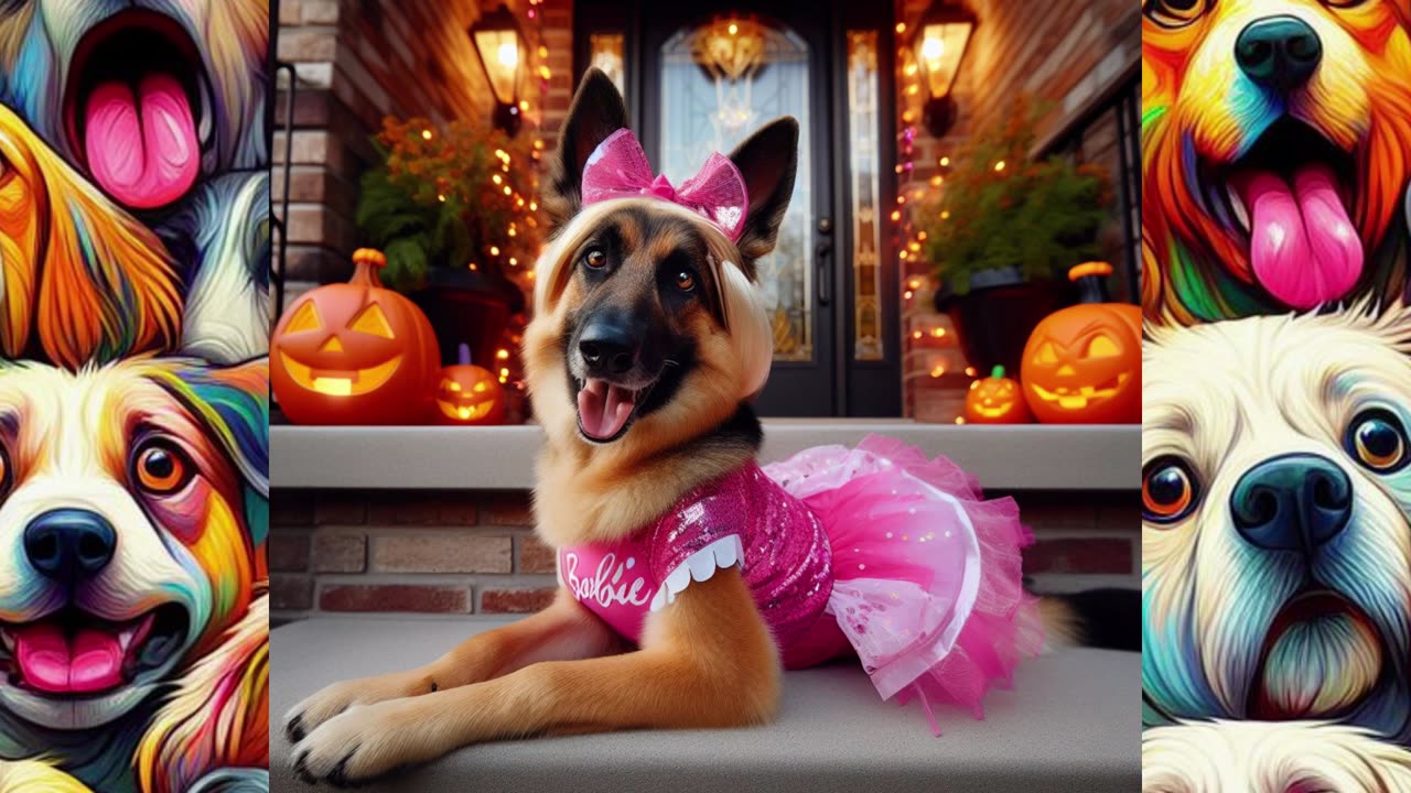 Dogs in Barbie Costumes: The Most Paw-sitively Adorable Halloween Video You'll Ever See!