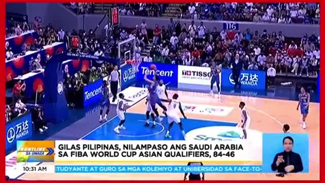 Gilas Pilipinas, wagi vs.Saudi Arabia sa FIBAWorld Cup AsianQualifiers