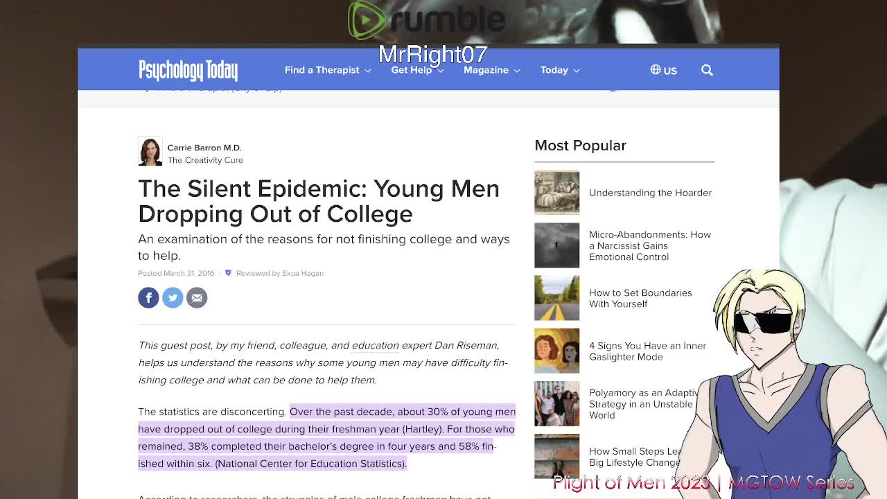 Young Men LEAVING College in 2023! | MGTOW 2023