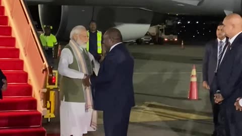 Never seen before visuals! Papua New Guinea PM seeks PM Modi’s blessings