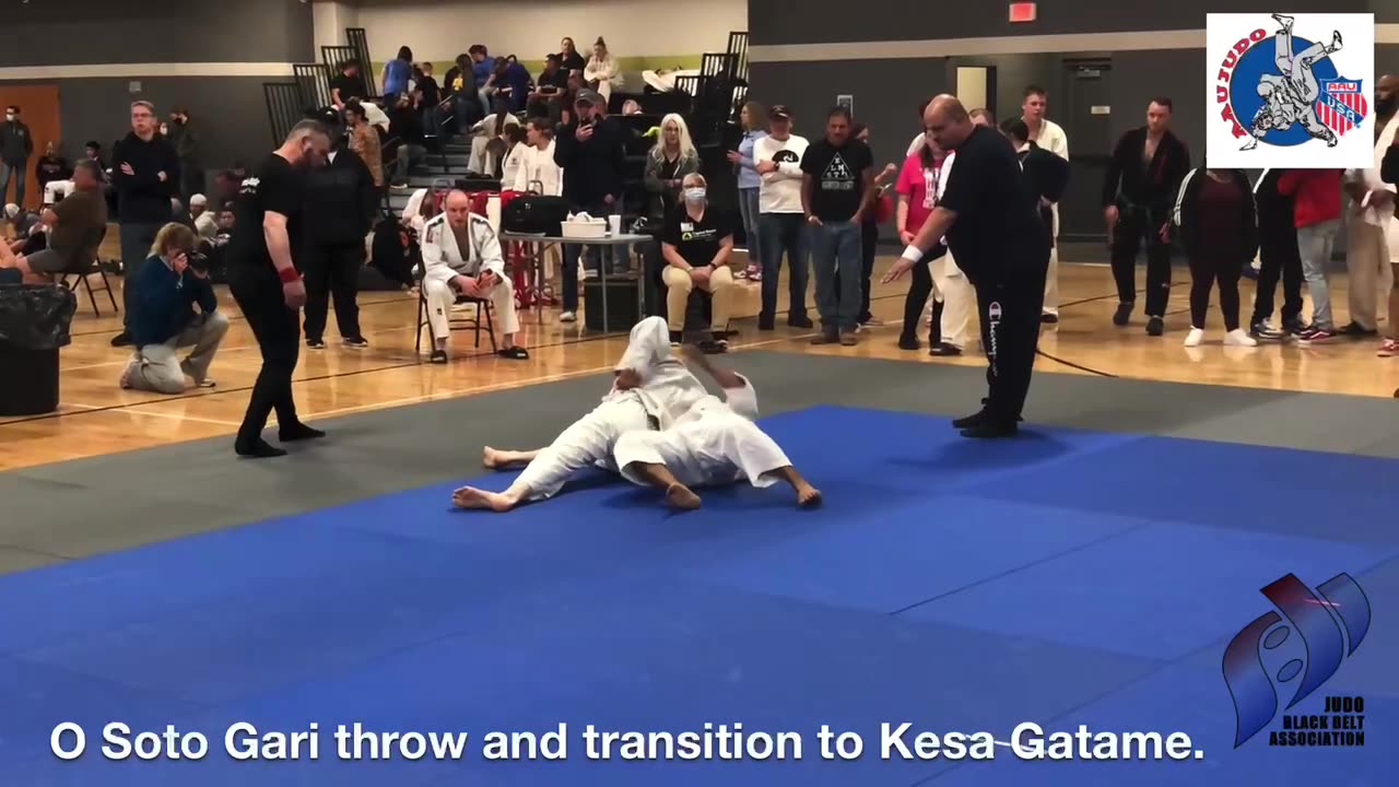 O Soto Gari to Kesa Gatame