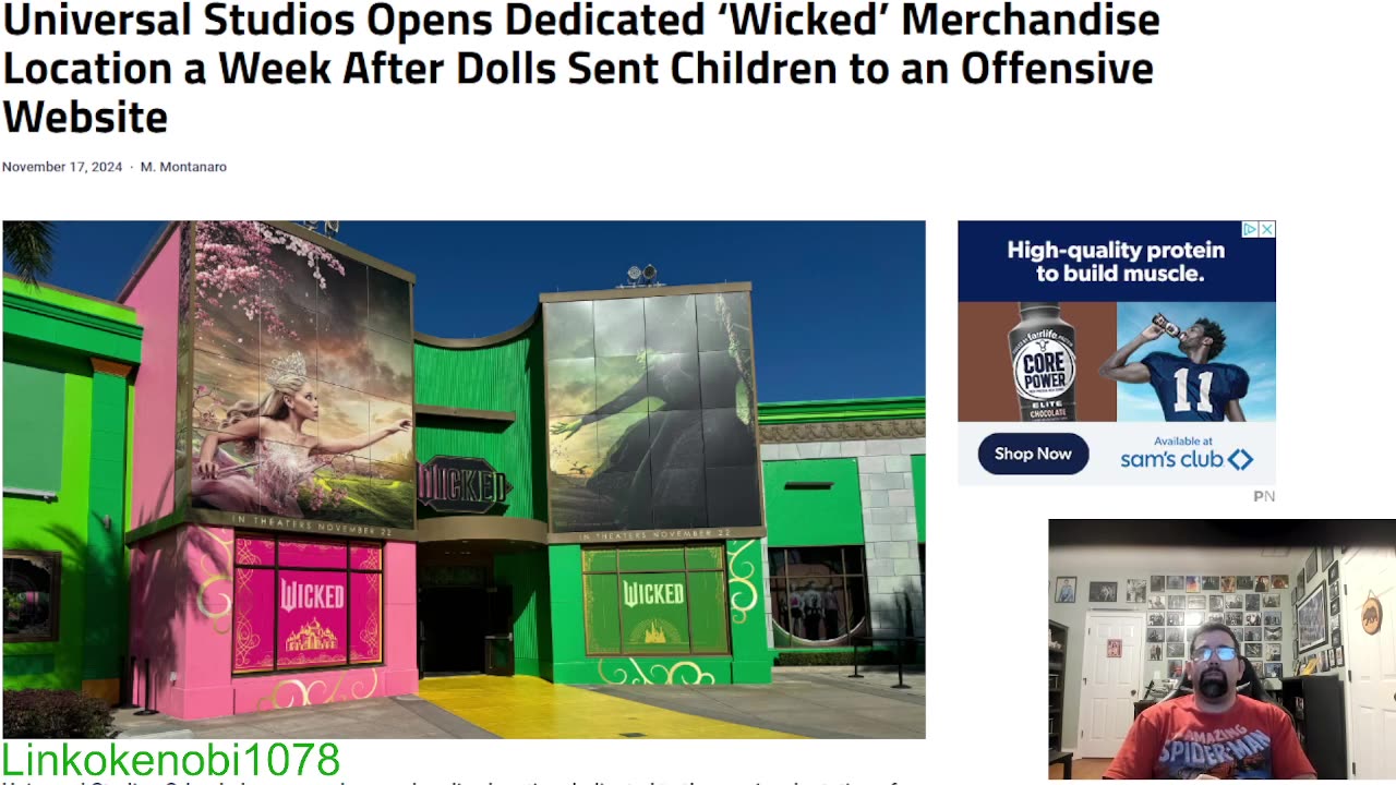 Universal Studio's Opens Wicked Merch Store Despite Error On Dolls Merch Mistaken Website