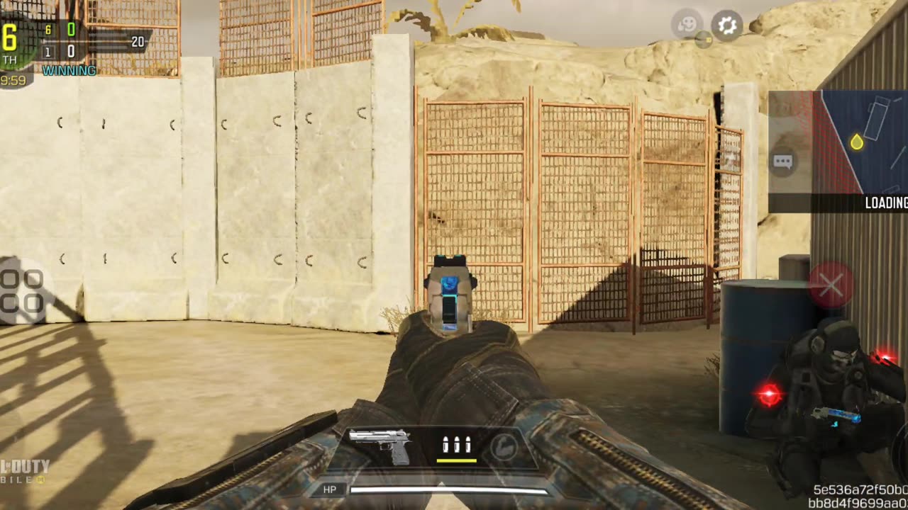 The man got aim