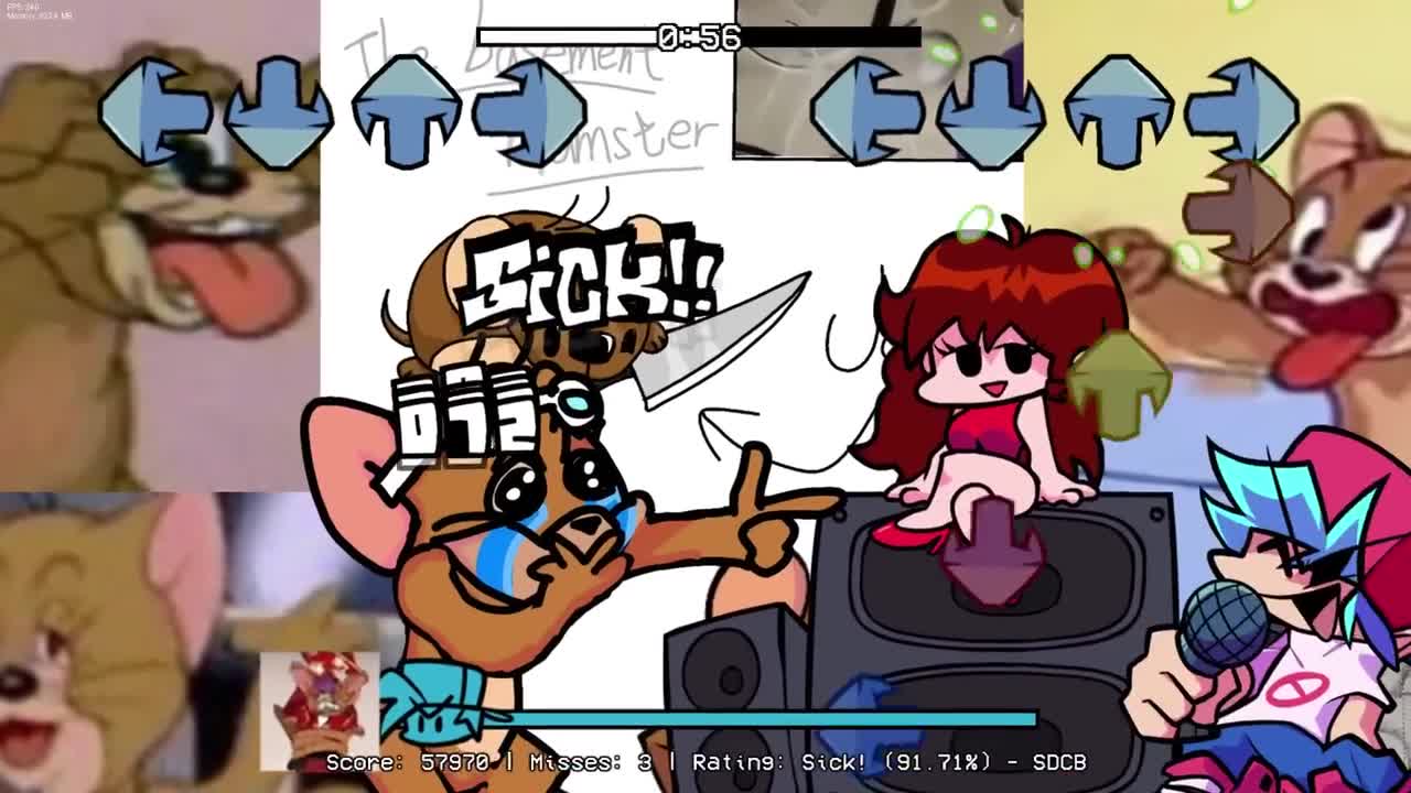 FNF Character Test _ Gameplay VS Minecraft Animation _ Tom and Jerry