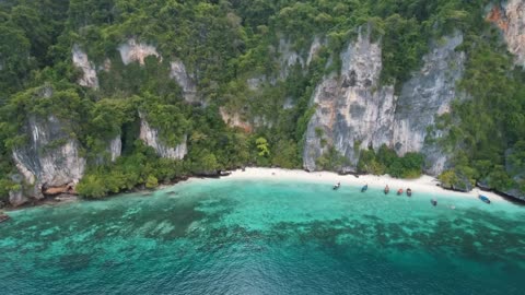 Drone Shots of Island Of Malaysia