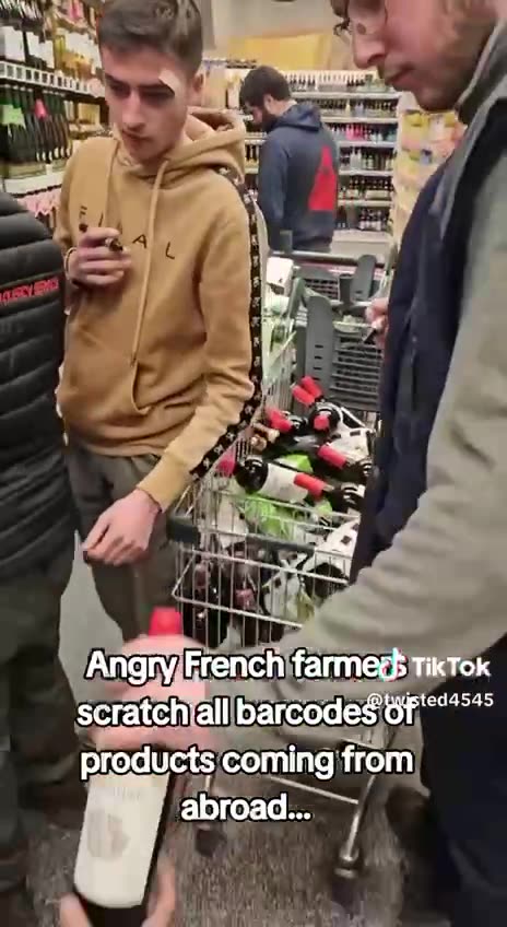 FRENCH FARMERS Scratch off Barcodes of Foreign Products