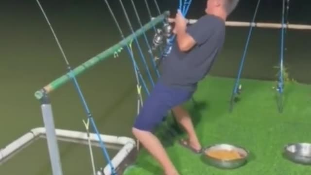 Fishing is in a hurry