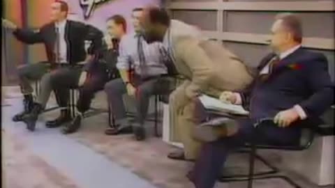 GERALDO RIVERA BREAKS HIS NOSE SKINHEAD BRAWL 1988