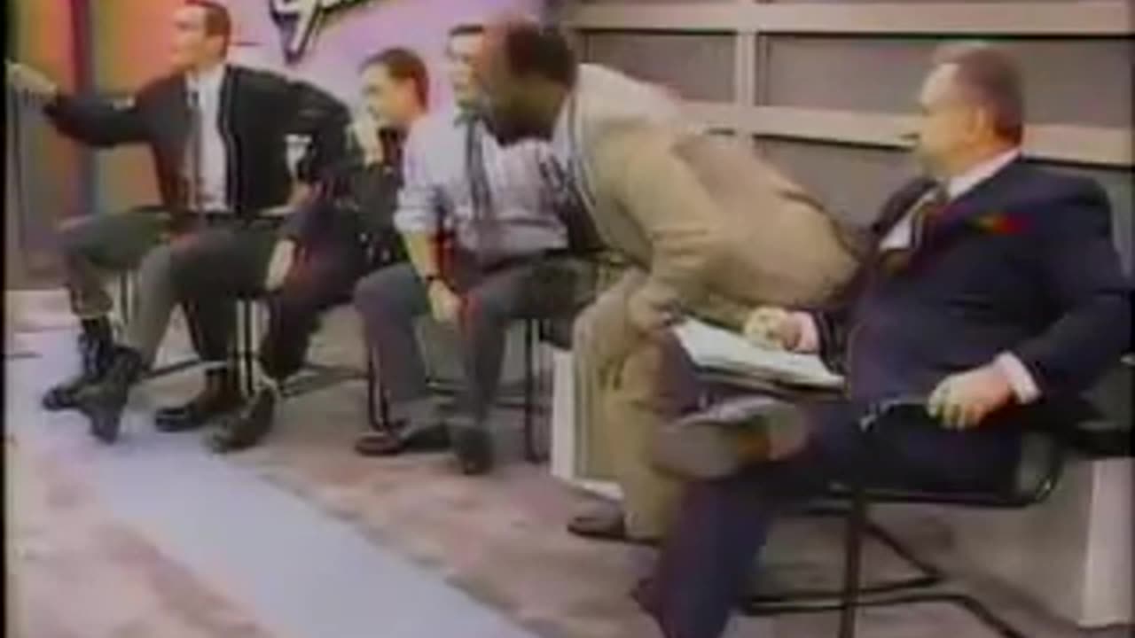 GERALDO RIVERA BREAKS HIS NOSE SKINHEAD BRAWL 1988