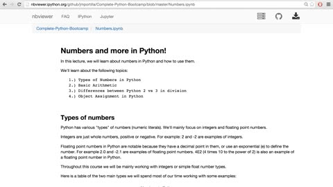 007 FAQ - python Notebooks