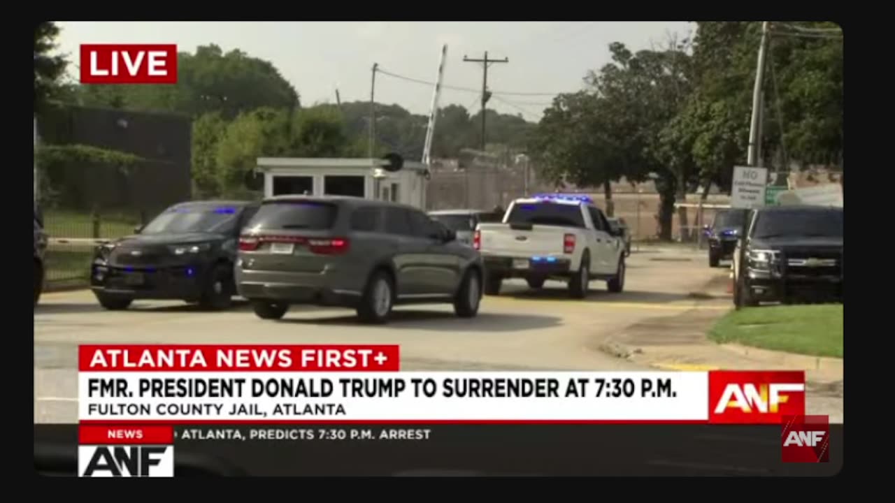 LIVE JAIL FEED: Trump arrested in Georgia