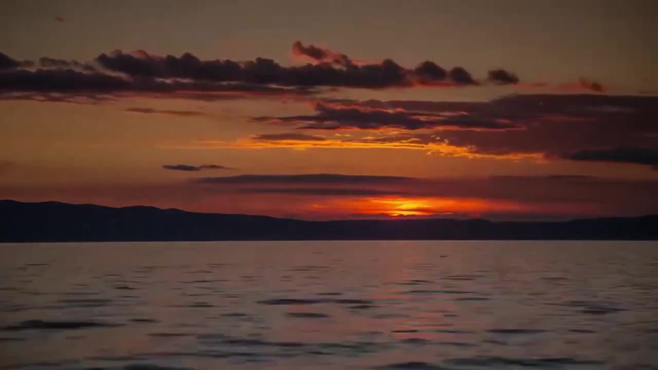 Sun set video