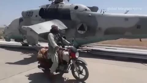 Taliban forces just captured their first Mi-35 attack helicopter at Kunduz airport