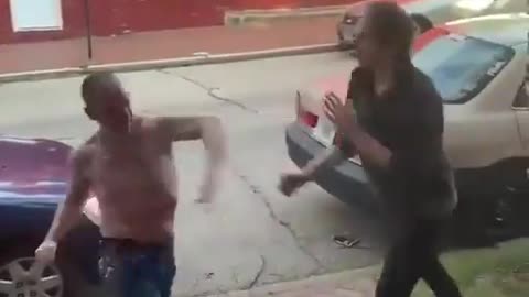 Another street fight over god knows what.