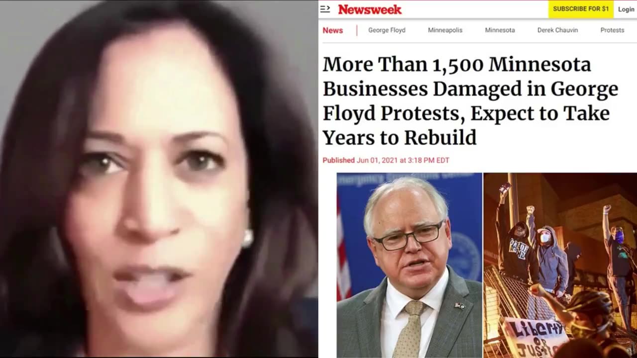 "They aren't going to stop" Kamala Harris on 2020 riots