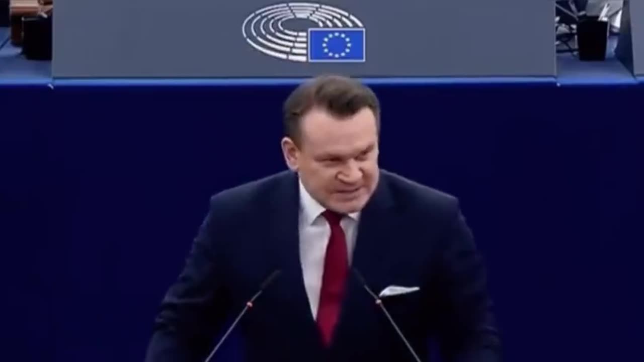 Polish MEP Dominik Tarczynski silences corrupt EU politicians who wanted to dump illegal immigrants