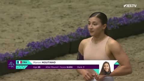 Manon Moutinho is the new WORLD CHAMPION | ECCO FEI World Championships 2022