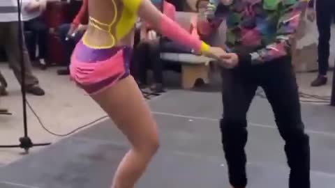 Dance won by a lady that has one leg