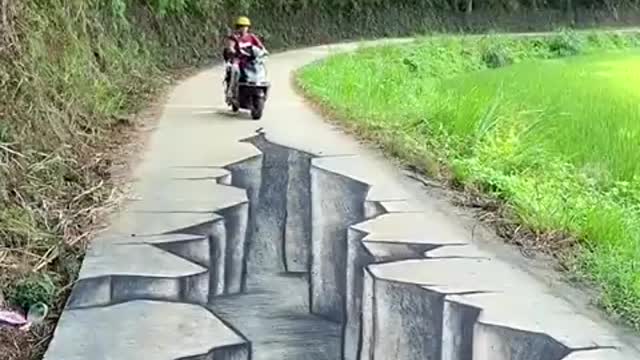 Amazing 3D Art With Your Skill. Illusion