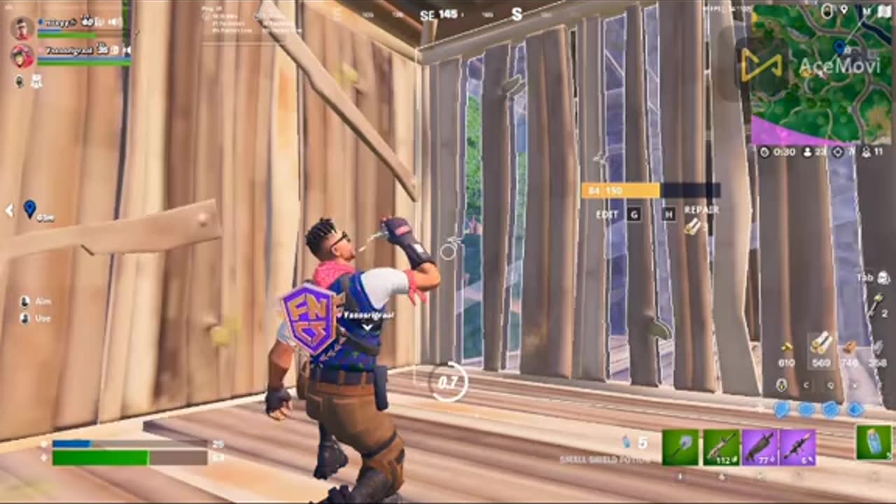csgo player traying fortnite