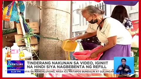 Tindera, nakunang nagsasalin ng tubig sa bote ng mineral water2