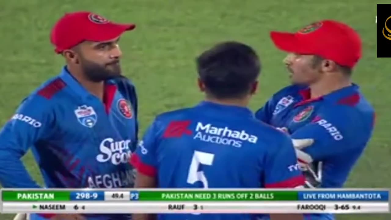 Pak Vs Afghan Last over Thriller