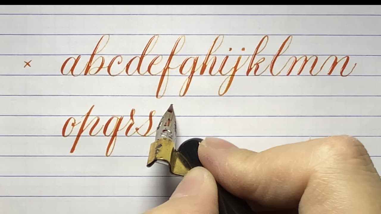 Calligraphy Tutorial Basics part 4/5: Lowercase Practice