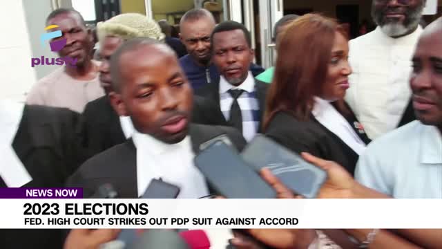 2023 Elections: Federal High Court Strike Out PDP Suit Against Accord | NEWS