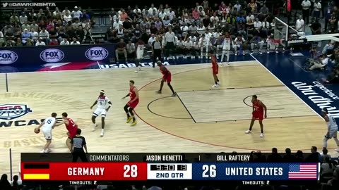 USA vs Germany Full Game Highlights | FIBA World Cup Warm-Up | August 20, 2023