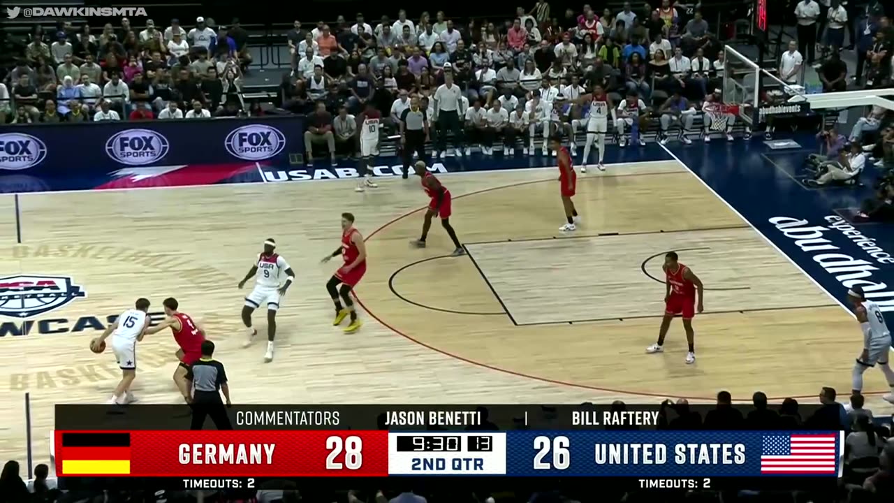 USA vs Germany Full Game Highlights | FIBA World Cup Warm-Up | August 20, 2023