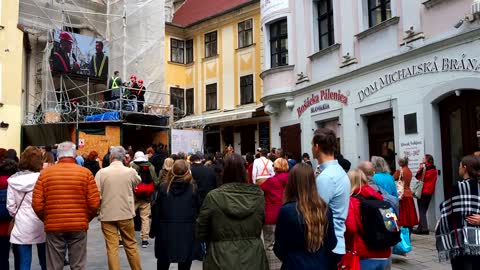 BRATISLAVA Archanjel Michal opäť na Michalskej veži