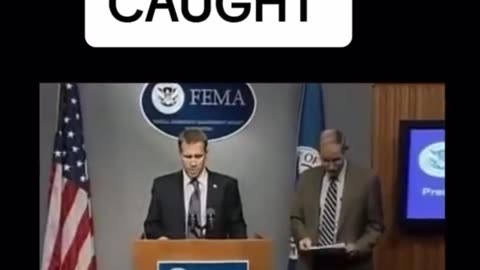 FEMA Caught Faking press conference under Bush.