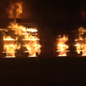 LA apartment building fire