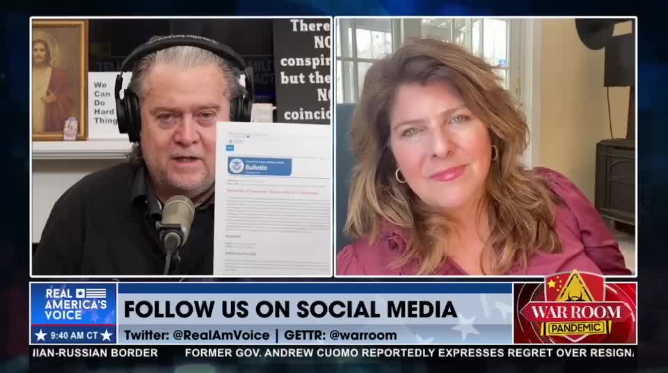 Dr Naomi Wolf on @WarRoom Responds to FBI Calling Critics "Domestic Terrorists"