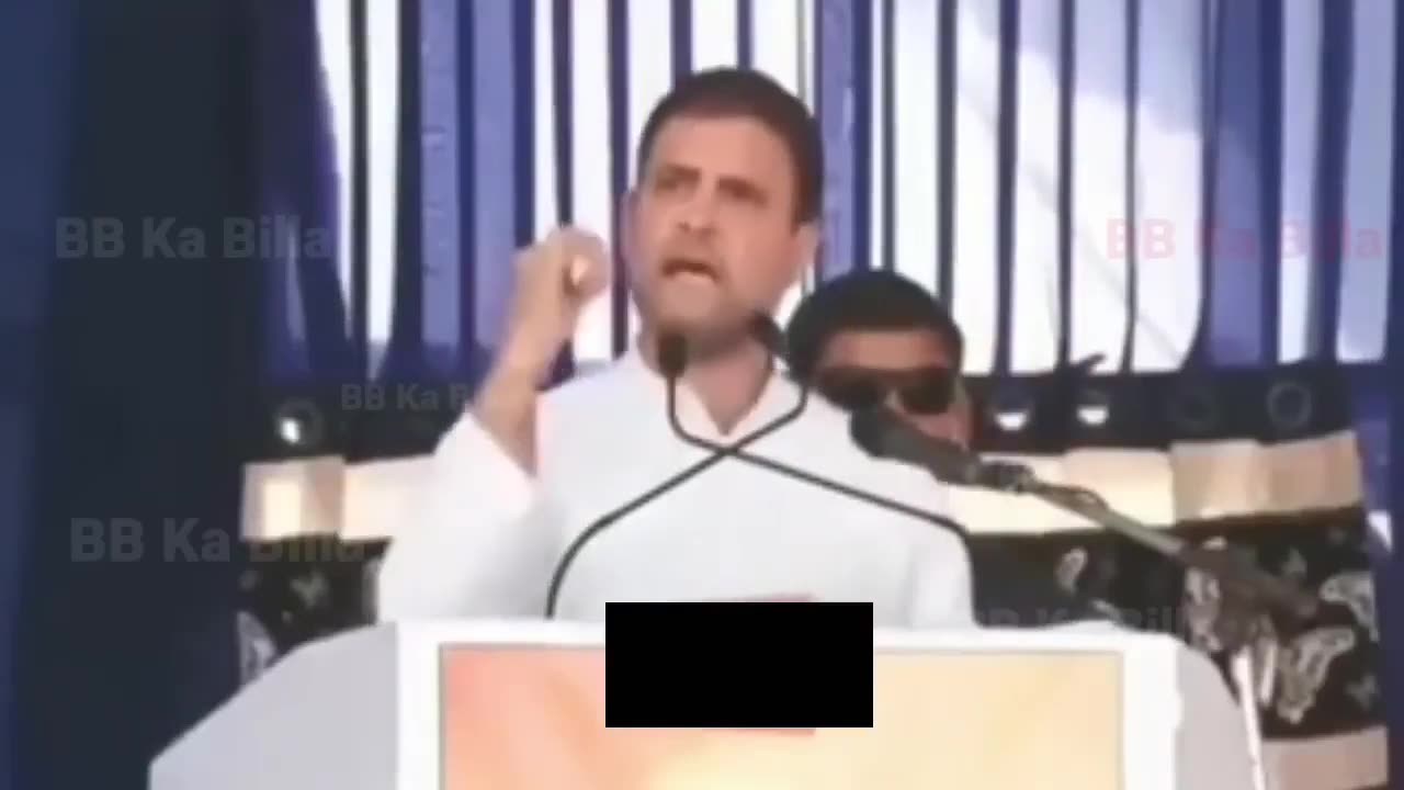 Rahul Gandhi Funny speech