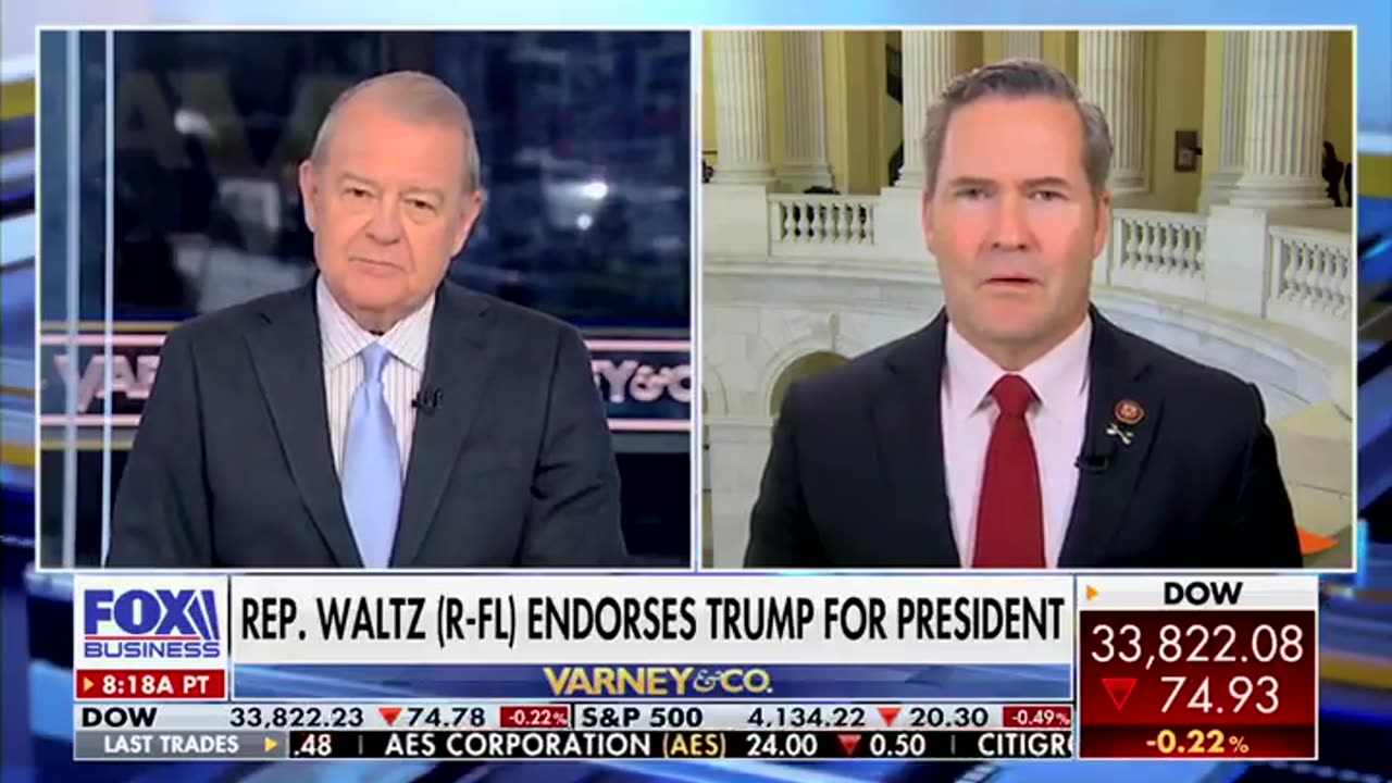 Rep.Mike Waltz (R-FL) Endorses Trump For President | Donald Jr.Triggered