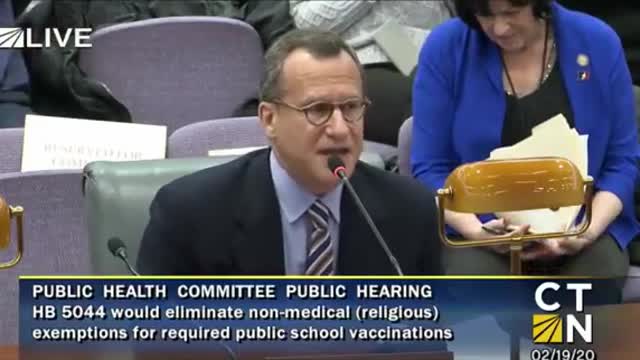 Dr Larry Palevsky: MD Speaking in Opposition to CT HB 5044