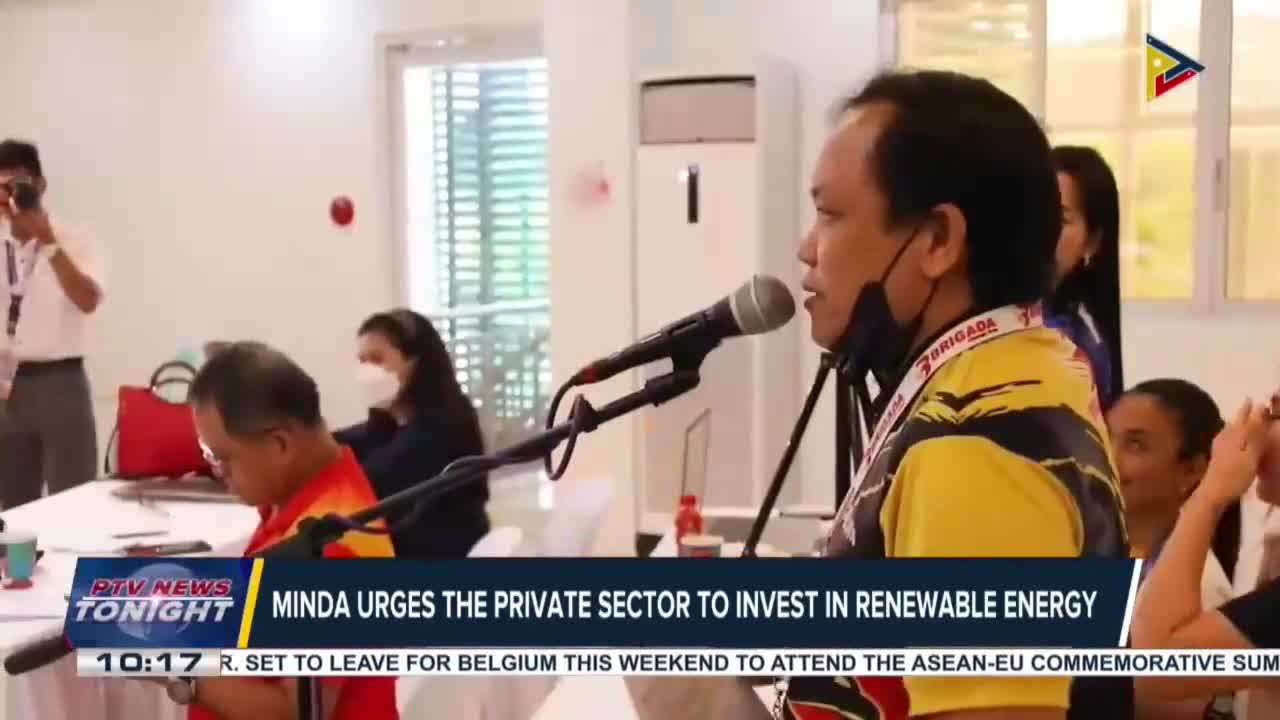 MinDA urges the private sector to invest in renewable energy