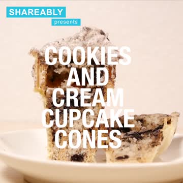 Cookies N Cream Muffin Cones