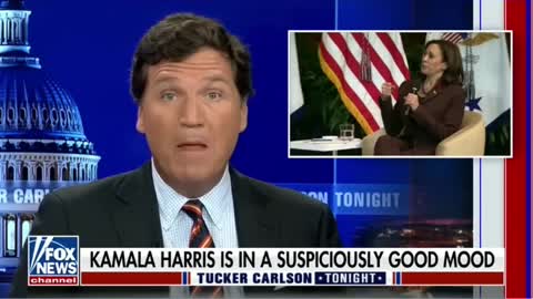 Tucker It’s a happy day at Kamala Harris’ house #shorts #shortsfeed #shortsfeed