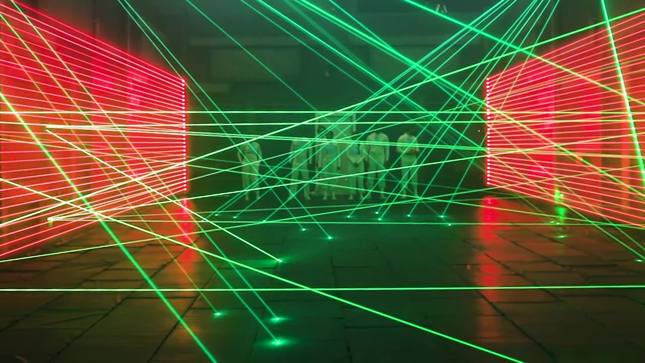 World’s Deadliest Laser Maze!