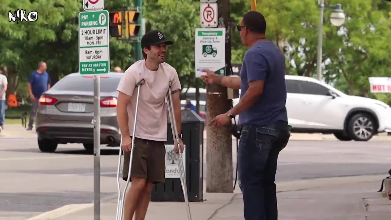 TRAVELLING THROUGH A TIME PORTAL TWIN PRANK!
