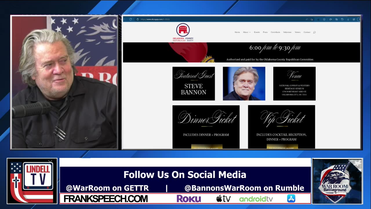 Lincoln Reagan Dinner February 25th In OKC