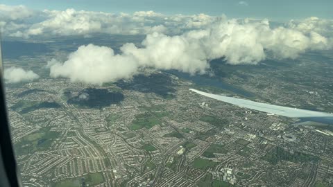 London from Airplane