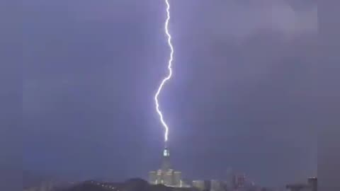 Mecca Lightning Strike