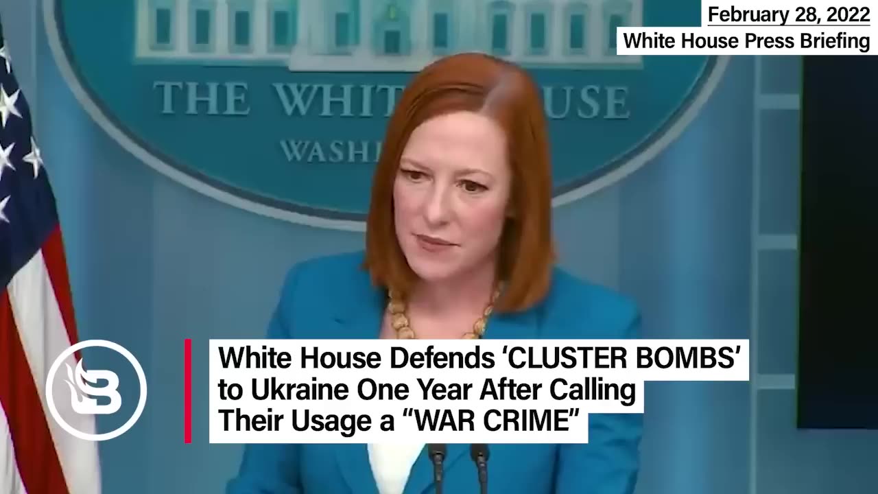 THEN & NOW: Biden Admin Flip-Flops on 'Cluster Bombs' Now That They Help Ukraine 7-11-23 BlazeTV